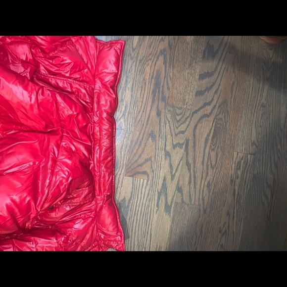 Men’s Reversible Red Puffer Bubble Coat XL